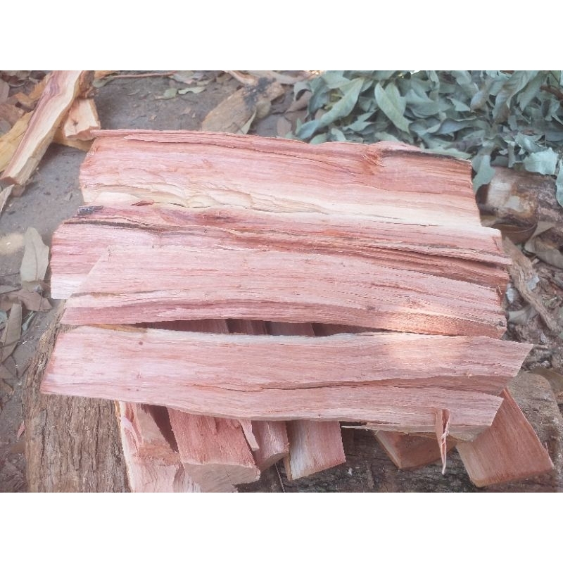 ไม้รมควันไม้ลำไยผ่าท่อน 1 กิโล ออแกนิค (Longan Wood)ปราศจากสารเคมี
