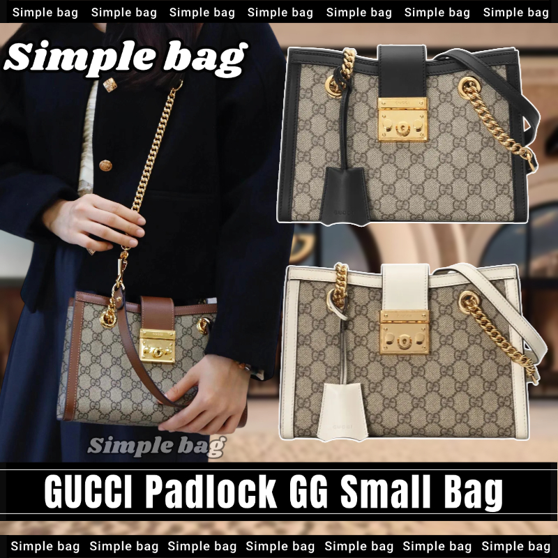 💯กุชชี่💥GUCCI Padlock Small GG Shoulder Bag กระเป๋าสะพายเดี่ยว #Simple bag