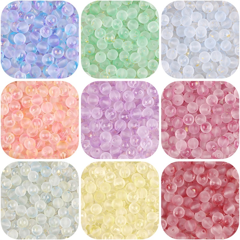 ลูกปัด 9 สีทำด้วยมือ DIY สร้อยคอสร้อยข้อมือต่างหูอุปกรณ์เสริม