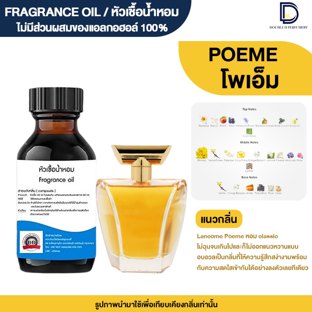 หัวเชื้อน้ำหอม กลิ่น โพเอ็ม (POEME)