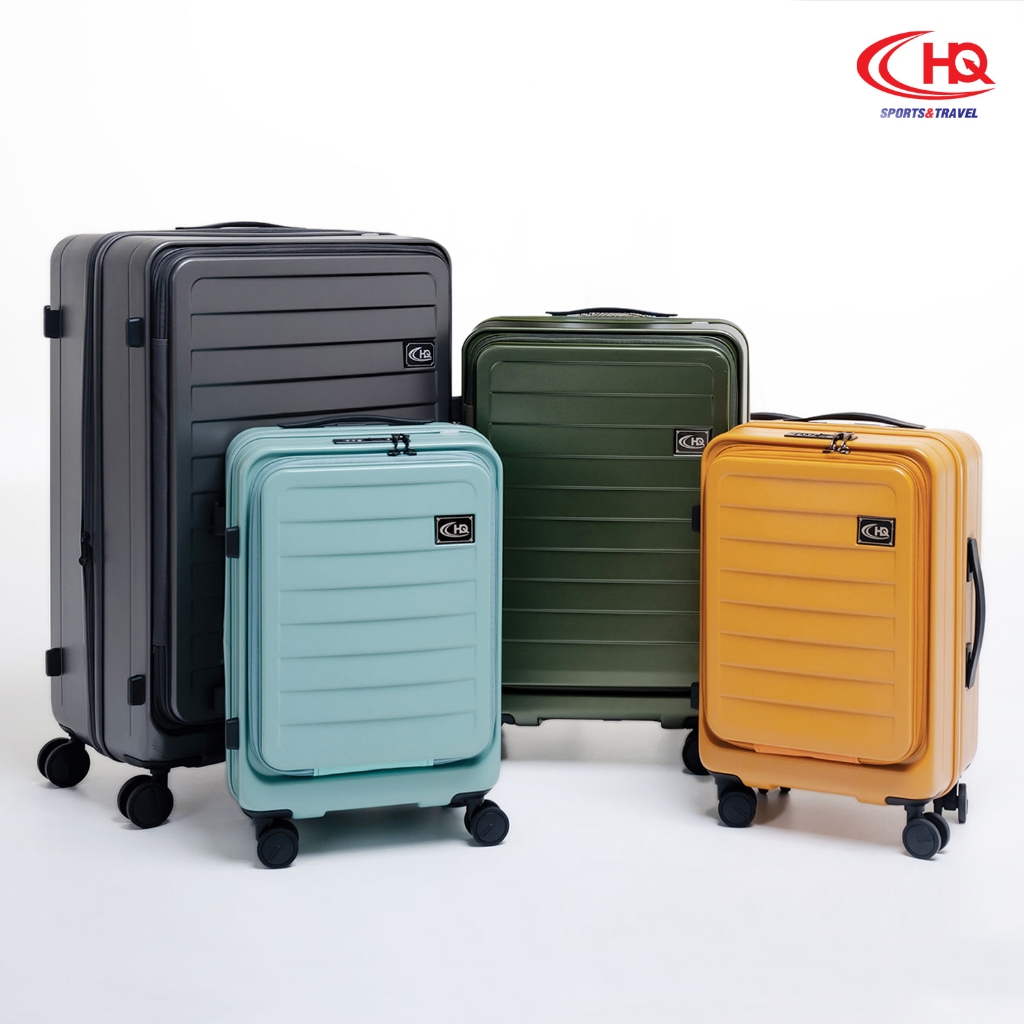 HQ LUGGAGE กระเป่าเดินทางเปิดด้านหน้า วัสดุ PC 100% รุ่น Prima #5501