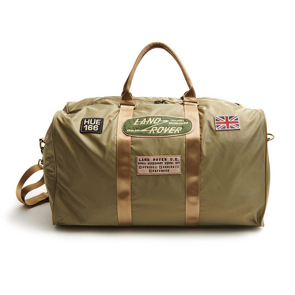 LAND ROVER RED CANOE DUFFLE BAG - ARMY GREEN
