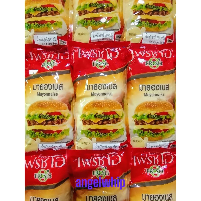 MAYONNAISA  FRESH  O 860 G.มายองเนส ตราเฟรชโอ 860 กรัม(สีแดง)