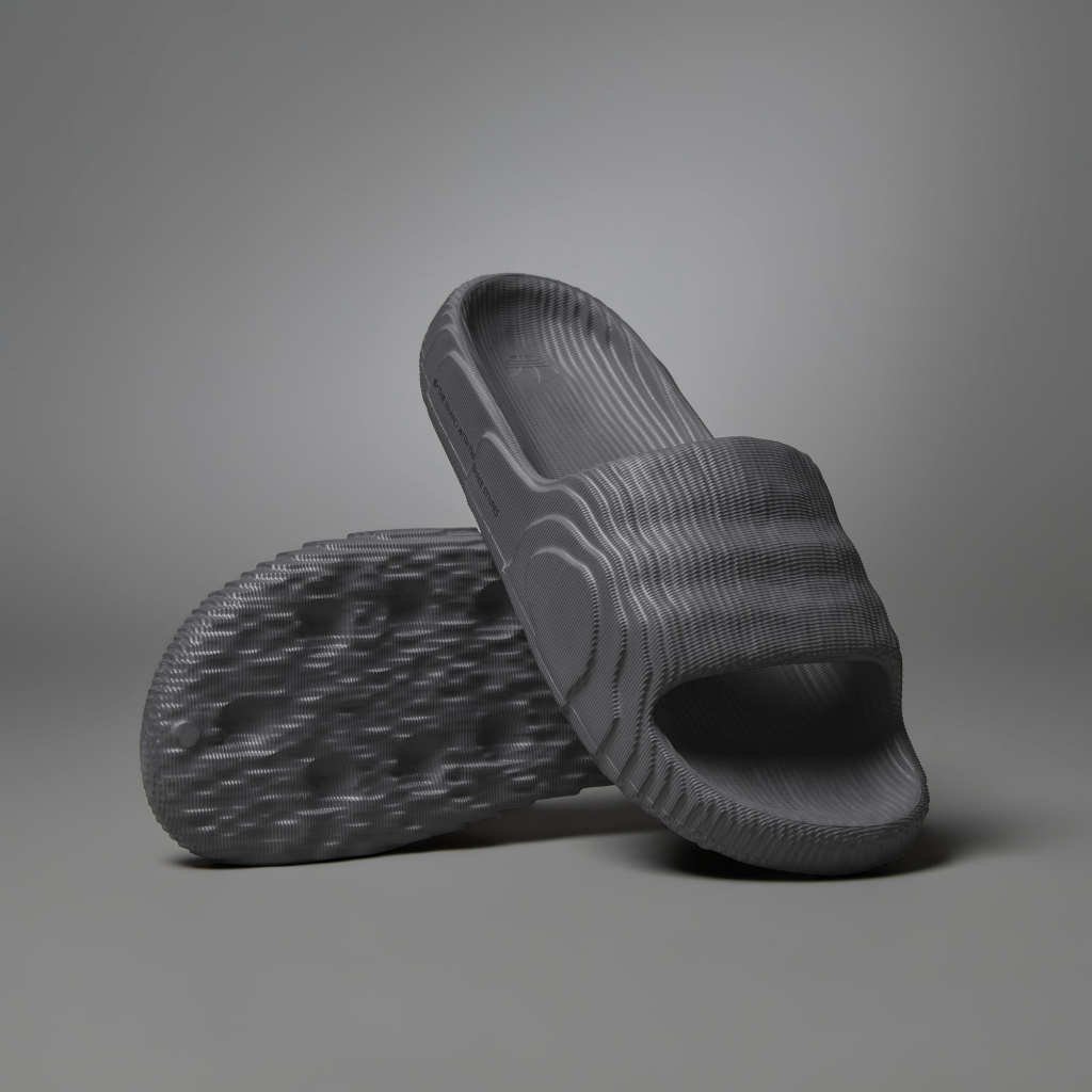 Adidas Adilette 22 รองเท้าแตะ ผิวหยาบ พื้นโลโก้ ใส่สบาย กันน้ำ