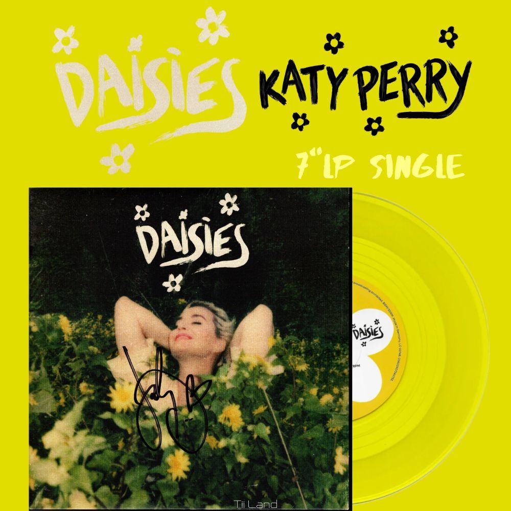 แผ่นเสียง 7 นิ้ว Katy Perry: Daisies (Single) (Yellow Vinyl) (ใหม่/ซีล) (2020)