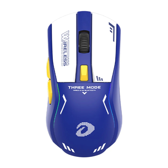 WIRELESS MOUSE (เมาส์ไร้สาย) DAREU A950 WIRELESS GAMING MOUSE (ROYAL BLUE)