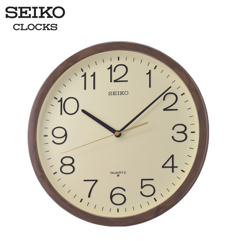 [E-tax E-Receipt]SEIKO CLOCKS นาฬิกาแขวน รุ่น QXA807B ขนาด 14.2 นิ้ว