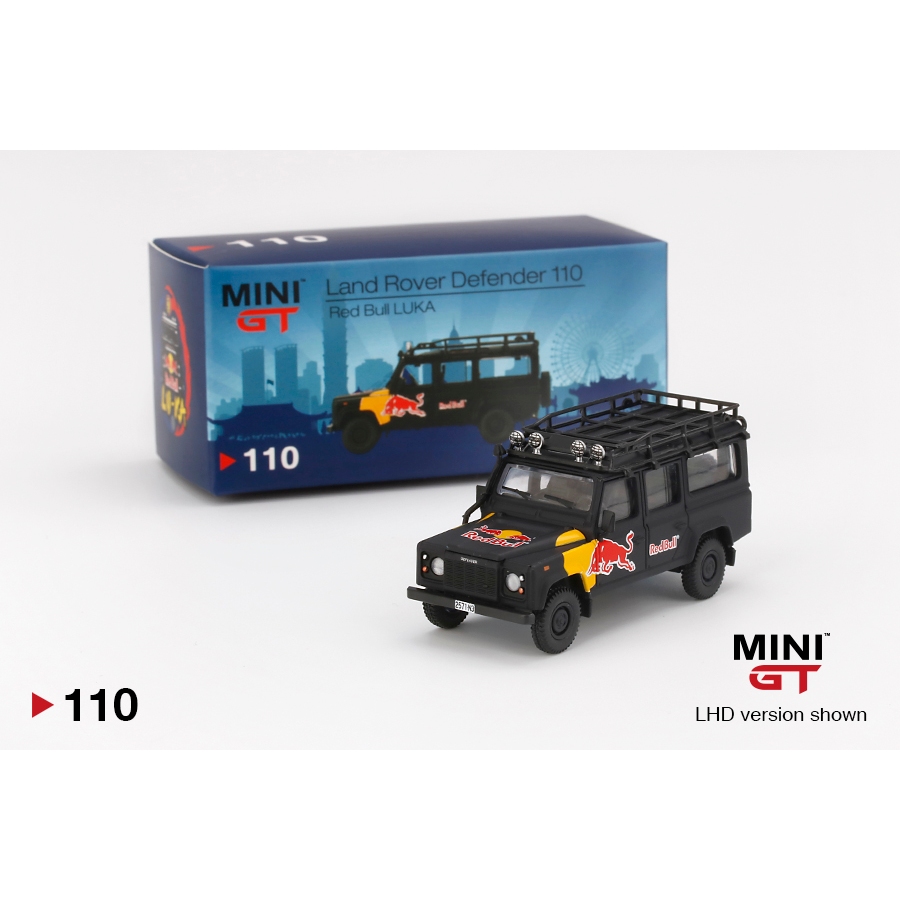 MINI GT Landrover Defender 110 Red Bull LUKA MGT00110-L (1:64)