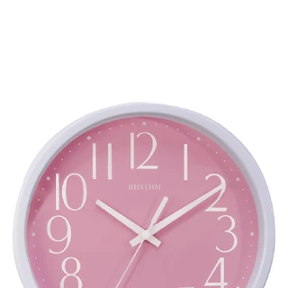 RHYTHM นาฬิกาแขวนผนัง ขอบพลาสติก หน้าปัดสี 22.3 ซม. ดีไซน์มินิมอล - CMG625NR