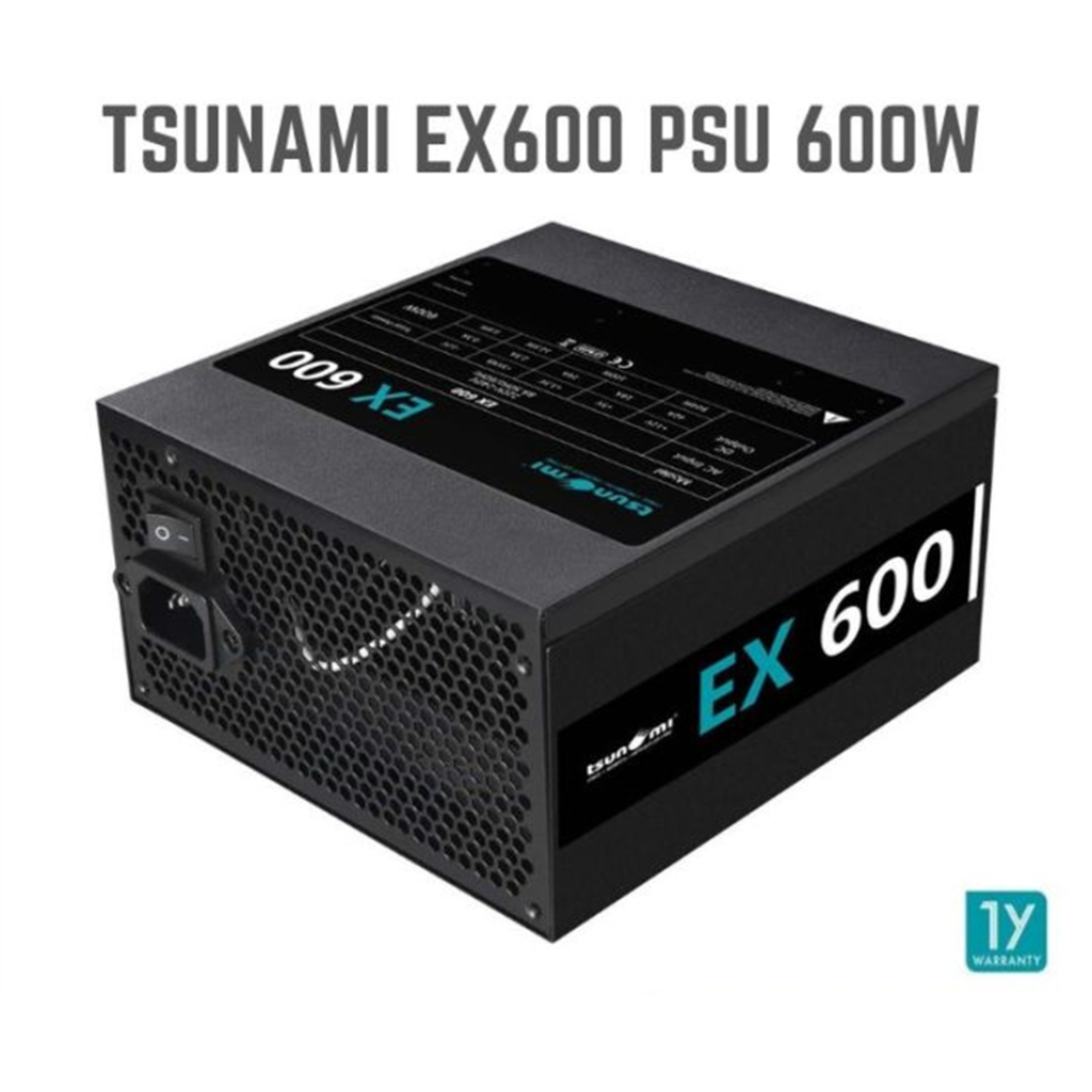 🌀PSU TSUNAMI  600W EX600 ของใหม่