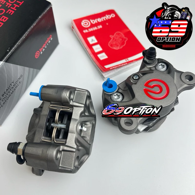 ปั้มเบรค Brembo แท้ ปั้มปักข้างโลโก้แดงสีเทาแท้ thumbnail 3