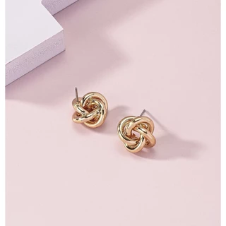 KYM.vibes - Atomic Stud Earrings ต่างหูแป้น ต่างหูมินิมอล