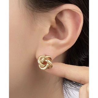 KYM.vibes - Atomic Stud Earrings ต่างหูแป้น ต่างหูมินิมอล