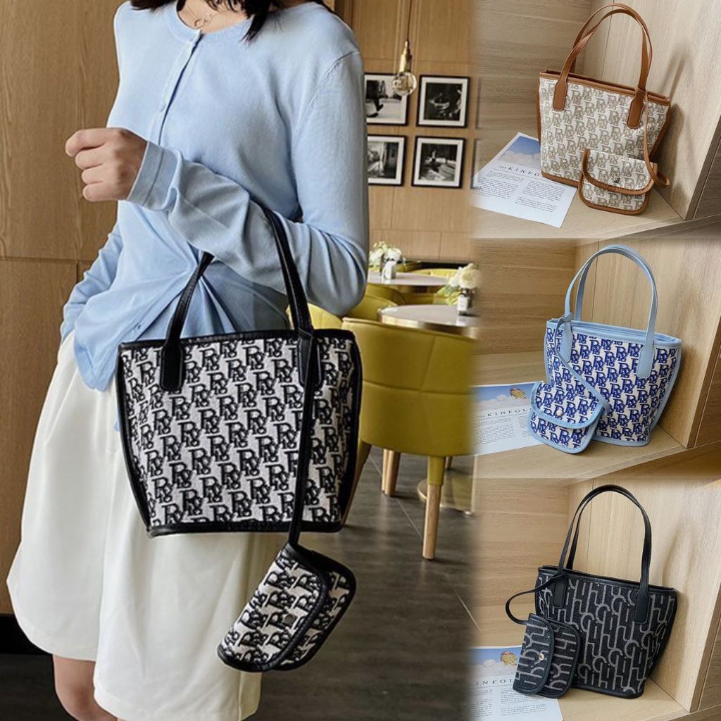 กระเป๋าถือสำหรับผู้หญิงมีกระเป๋าตังค์เล็กแถมด้วย