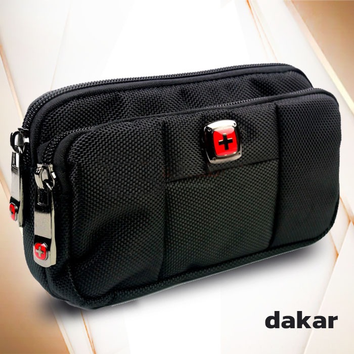 DAKAR ซอง กระเป๋า คาดเอว ใส่มือถือ ใส่โทรศัพท์ สำหรับ ไอโฟน ซัมซุง ขนาด 5 - 5.7 นิ้ว [ 060 ]