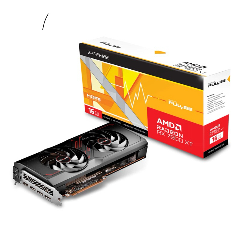 การ์ดจอ มือ 2 SAPPHIRE PULSE AMD Radeon™ RX 7800 XT 16GB
