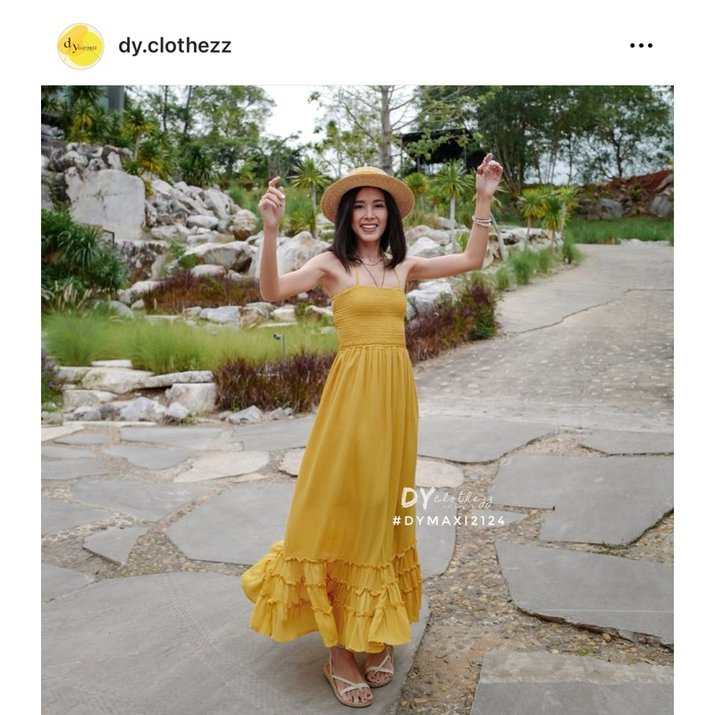 ส่งต่อ Dress สีเหลือง จากร้าน Dy.clothezz