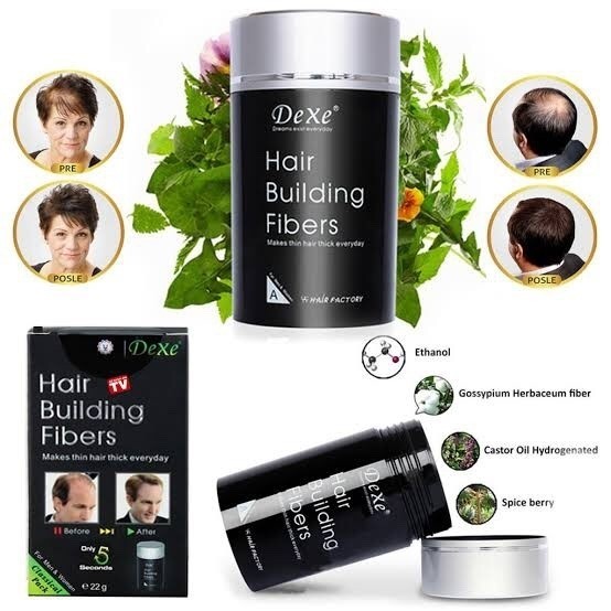 อันดับหนึ่ง ผงไฟเบอร์ เพิ่มผมหนา ปิดผมบาง ด้วยสารสกัดจา่กธรรมชาติ 100%