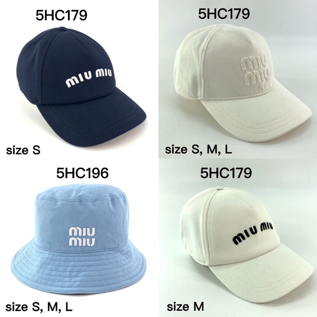 MIUMIU Cap ของแท้ 100% [จัดส่งฟรี]