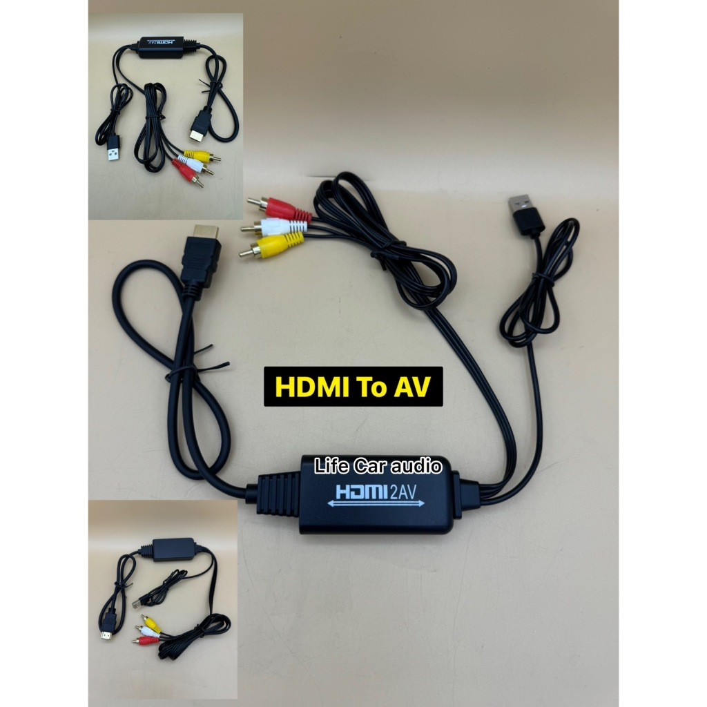 ปลั๊กสำหรับต่อสาย HDMI  ตรงรุ่น สำหรับหลังเครื่องเสียงรถ TOYOTA HONDA MITSUBISHI HYUNDAI