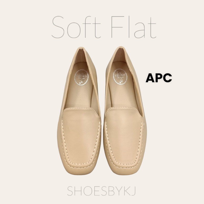 พร้อมส่งจากกทม 631103 รองเท้าคัชชู หัวตัด นิ่ม สบาย basic flats รองเท้าส้นแบน