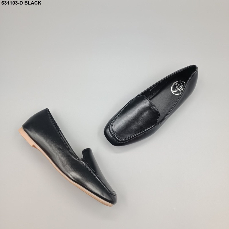 พร้อมส่งจากกทม 631103 รองเท้าคัชชู หัวตัด นิ่ม สบาย basic flats รองเท้าส้นแบน
