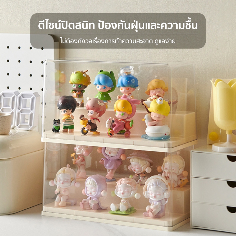 COCOGU กล่องโมเดล ชั้นวางโมเดล กันฝุ่น โปร่งใส 1-4 ชั้น size S, M, L - รูปที่ 5