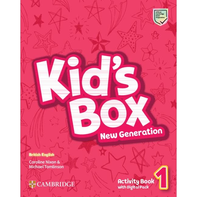 DKTODAY หนังสือแบบฝึกหัด KID'S BOX 1:ACTIVITY BOOK WITH DIGITAL PK (FOR NEW GENERATION)