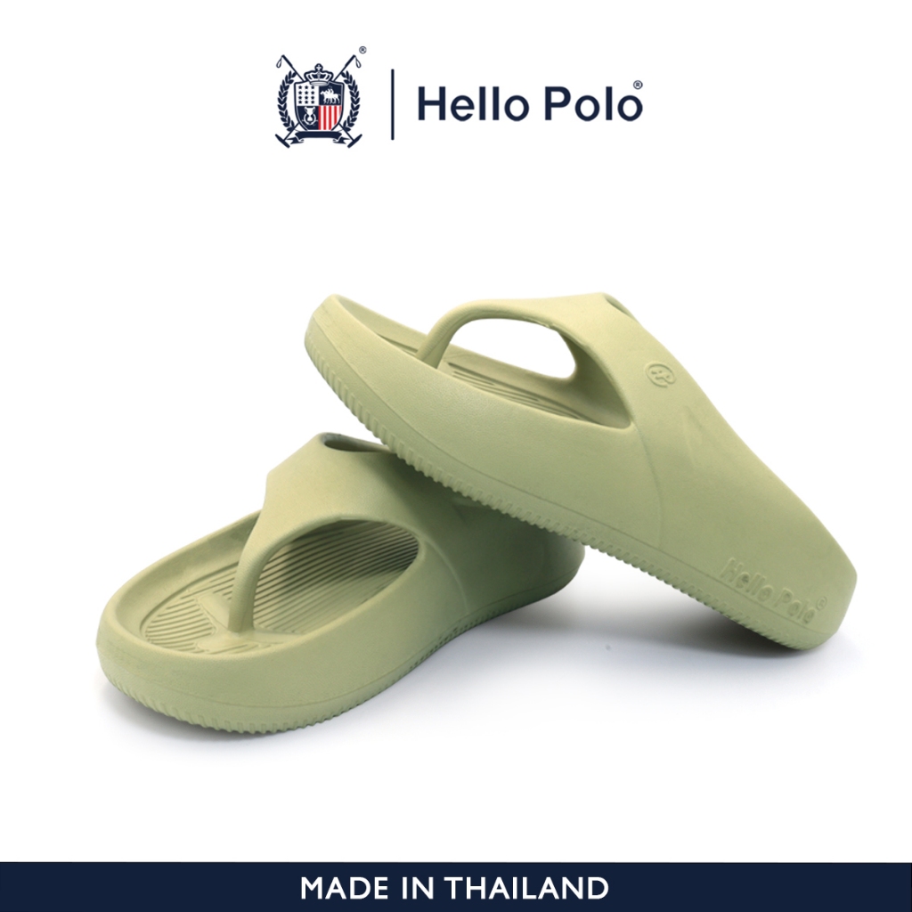 Hello Polo รองเท้าแตะ แตะหูหนีบ รุ่น HP8038 สำหรับผู้หญิง เสริมส้น แฟชั่น EVA กันลื่น Size 36-41