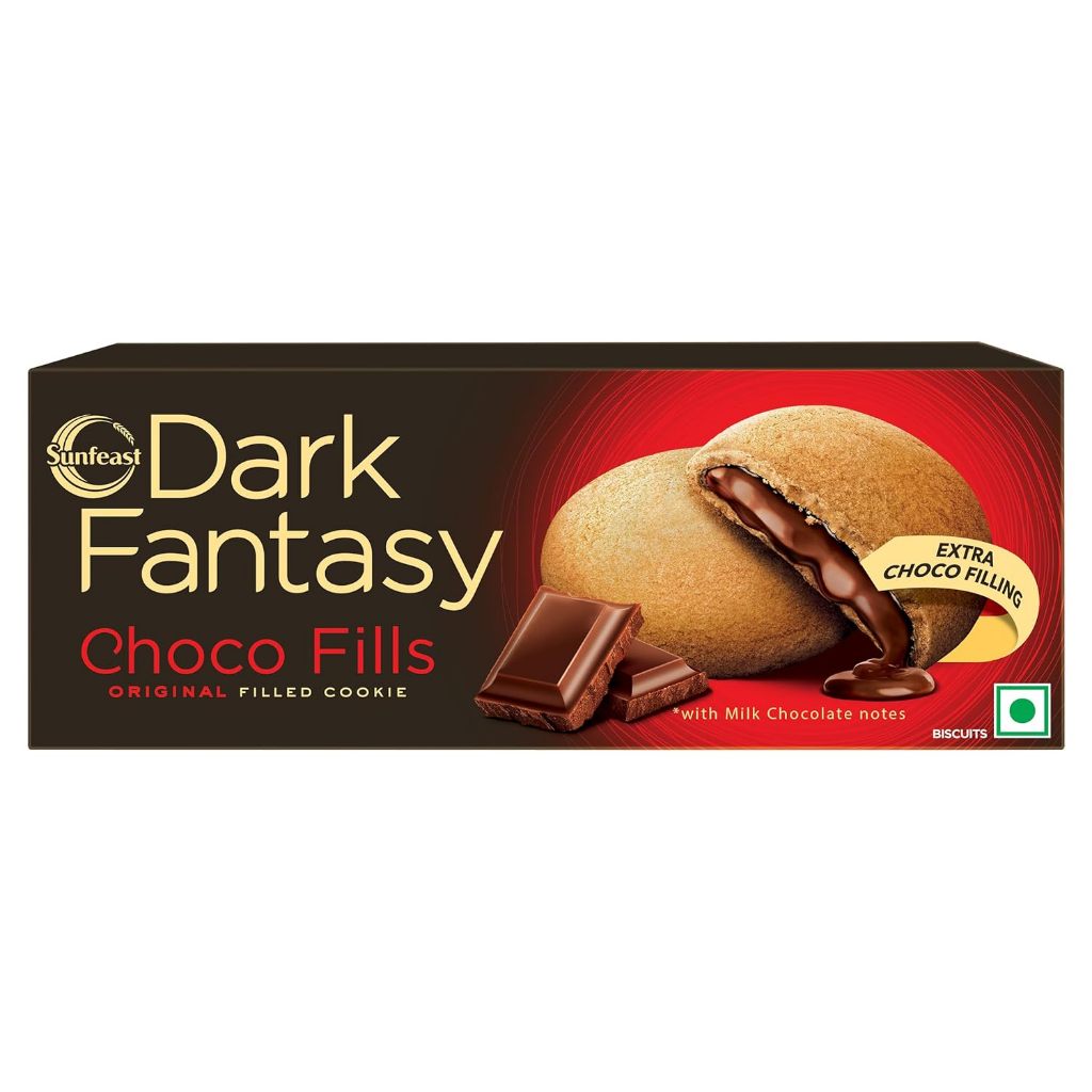 ซันฟีสต์ ดาร์ก แฟนตาซี ช็อกโกฟิลส์ 75 กรัม 275 กรัม Sunfeast Dark Fantasy Choco Fills