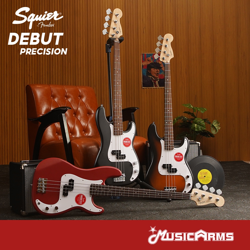 Squier Debut Precision Bass เบสไฟฟ้า Music Arms