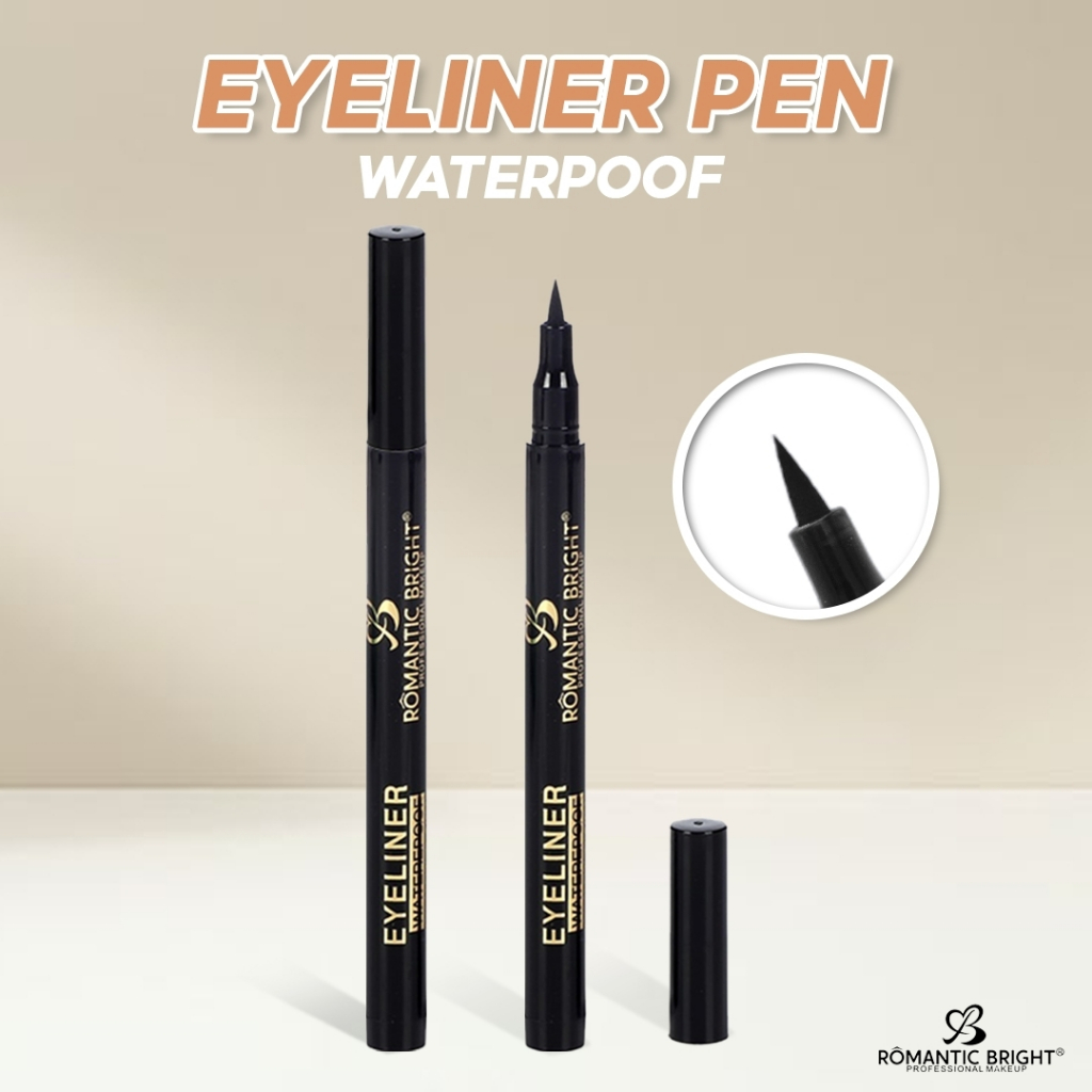 Romantic Bright Eyeliner Waterproof [No.6101-3] อายไลเนอร์ สีชัด เส้นคมกริบ ติดทนยาวนานตลอดทั้งวัน