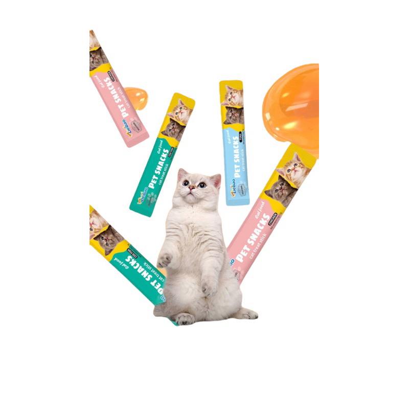 พร้อมส่ง ขนมแมวเลีย 100ซอง ให้ราคาถูกมาก  แมวเลีย cat มี3รสให้เลือก ไก่/แซวมอน/ทูน่า/ปลาค็อด ขนาด 15