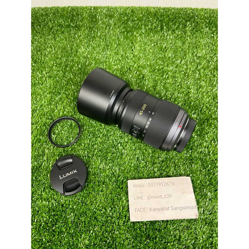 เลนส์ Panasonic LUMIX G Vario 45-200mm F4-5.6 MEGA O.I.S สภาพสวยมาก