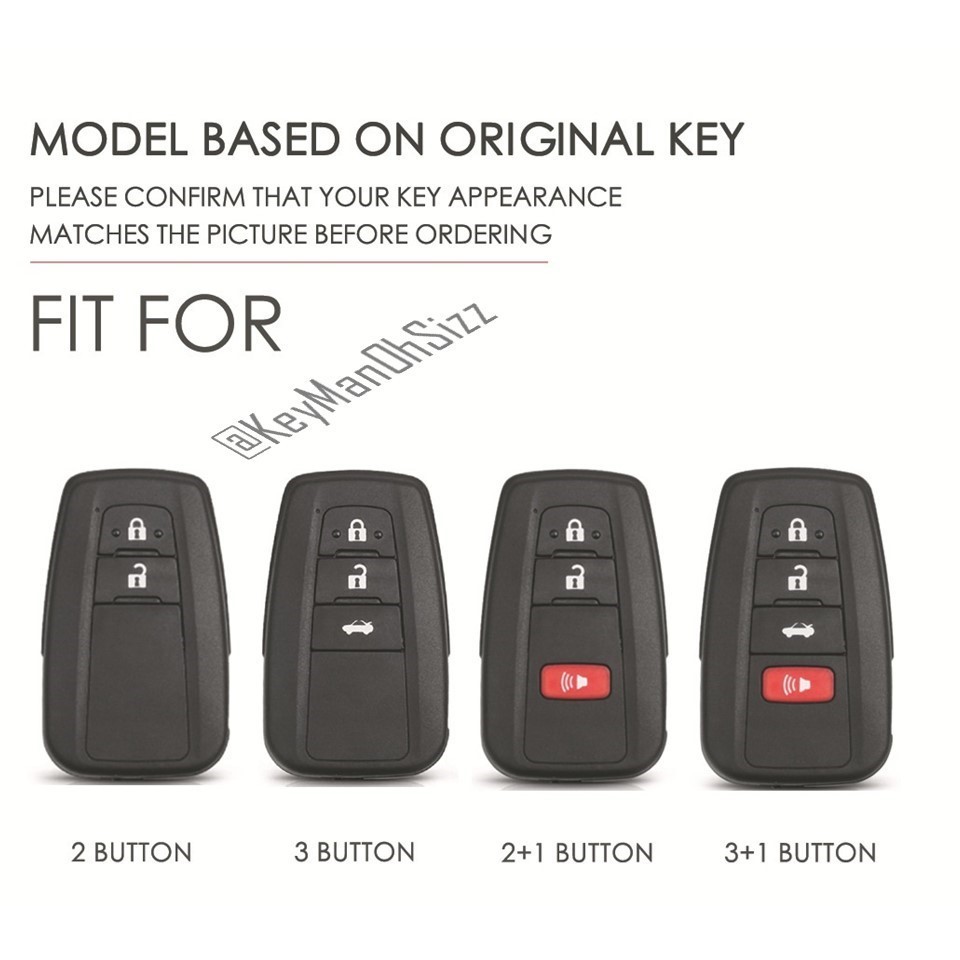 เคสรีโมทรถ Toyota Cross CHR GR Sport 2024  (Fortuner ใส่ไม่ได้ครับ) ครอบรีโมททั้งหมด ABS key case พร้อมแผ่น TPU ขาวปิดปุ - รูปที่ 7