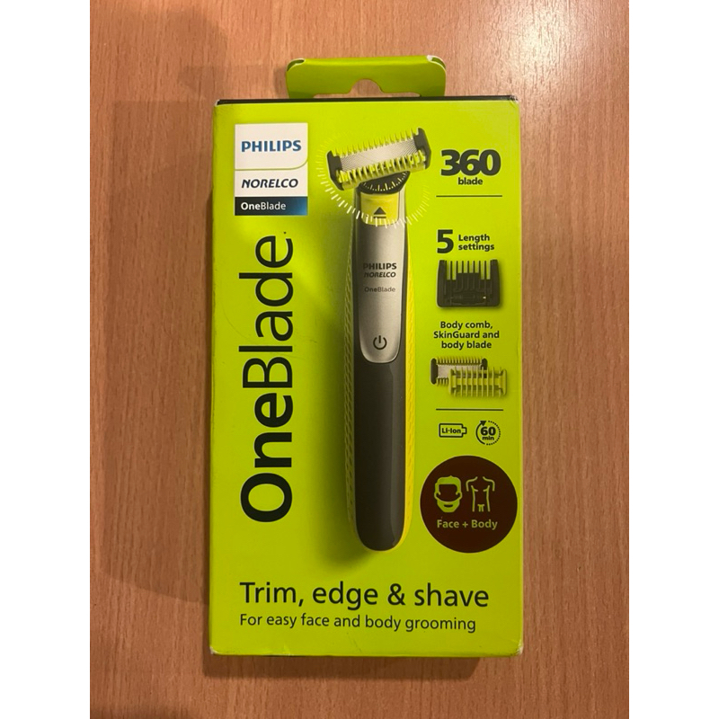 Philips Norelco OneBlade 360 Shaver, QP2834/70, Face and Body (New)