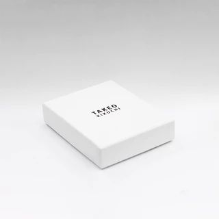 TAKEO KIKUCHI กระเป๋าใส่บัตร BLACK WABI SABI CARD CASE