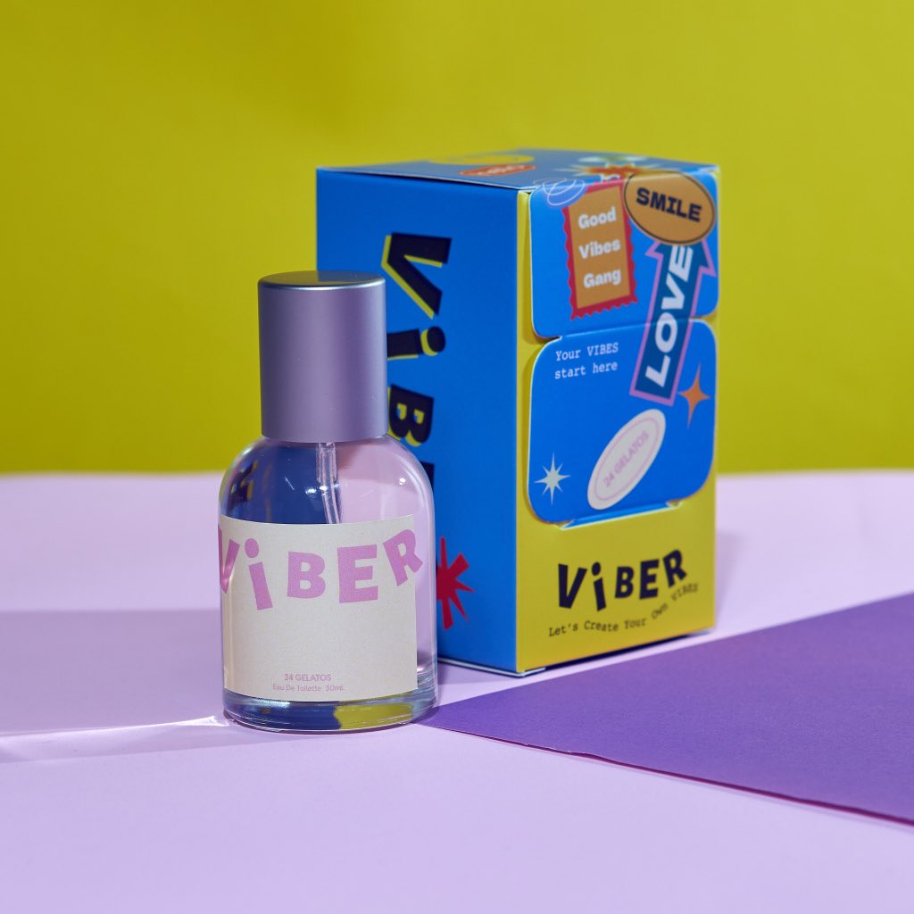 น้ำหอม ViBER กลิ่น 24 Gelatos หอมกลิ่นขนมน่ารัก ขนาด 30ml.