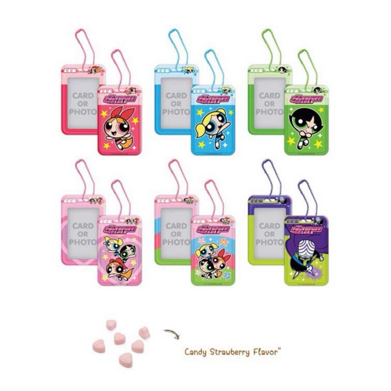 (พร้อมส่ง) ที่ใส่การ์ด สายคล้องมือถือ กระเป๋า Powerpuff Girls ที่ใส่บัตร Card Holder