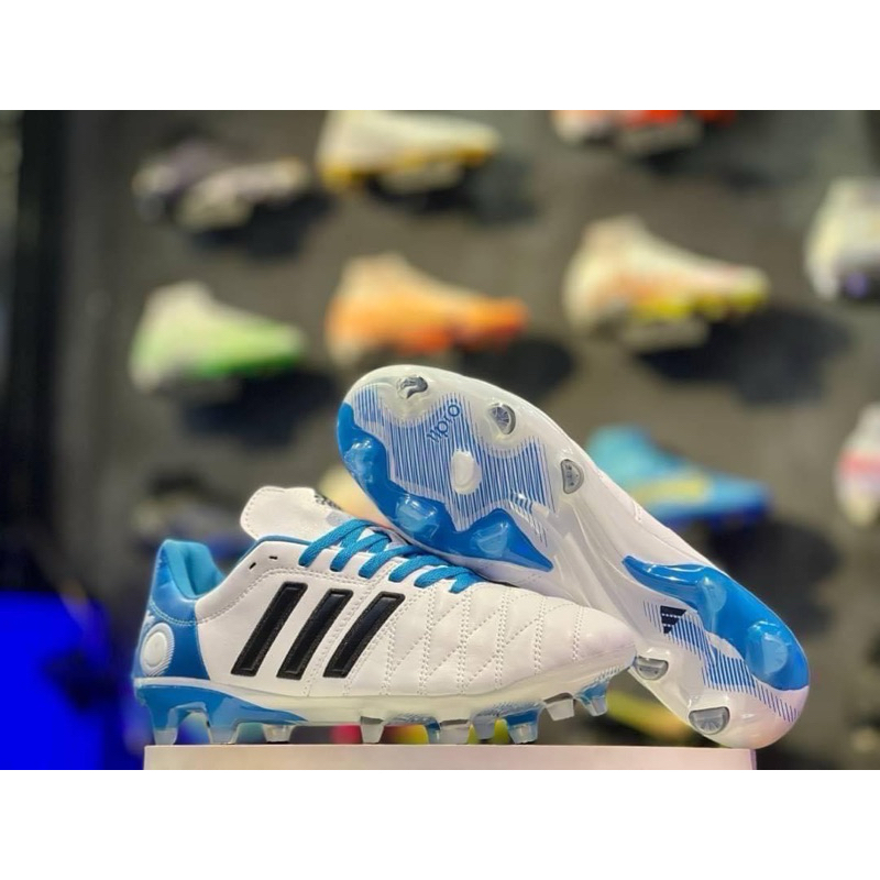 รองเท้า สตั๊ด อดิดาส Adidas 11 Pro หนังวัวแท้ฟอกนุ่ม รุ่นเก่าแต่เก๋า แถม ถุงผ้า + ดันทรง + กล่อง ถ่ายจากสินค้าจริง