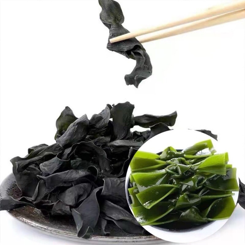 สาหร่ายผูกโบว์ สาหร่ายแห้ง ( 干海带结 ) ขนาด 50g พร้อมส่งจากไทย ทำเมนูซุปสาหร่าย หม้อไฟ สาหร่าย วากาเมะ หรือหลากหลายเมนู