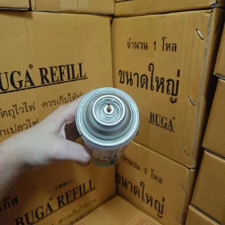 กระป๋องแก๊ส ใหญ่ 290 ml เล็ก132 ml Buga Flame GAS สำหรับเติมไฟแชค