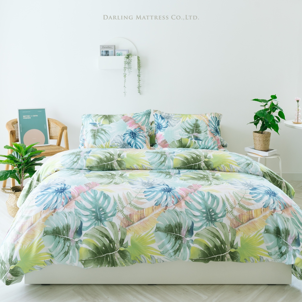 Darling Mattress ที่นอนดาร์ลิ่ง ชุดผ้าปูและผ้านวมรุ่นนาโนเทค ลายจังเกิ้ล