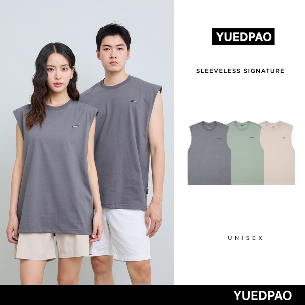 Yuedpao (ใหม่ล่าสุด!!) ผ้าหนาทรงสวย ยับยากรีดง่าย รับประกันไม่ย้วย 2 ปี Signature Sleeveless Set Pastel