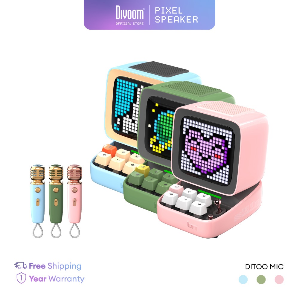 Divoom Ditoo Mic ลำโพงพร้อมไมโครโฟน