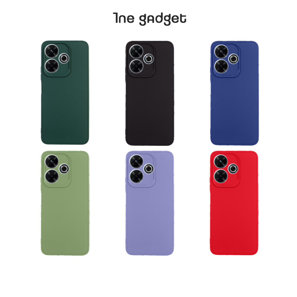 เคส สำหรับ Xiaomi Redmi 13 4G เคสซิลิโคนนิ่ม กันกล้อง สีพาสเทล TPU หนา