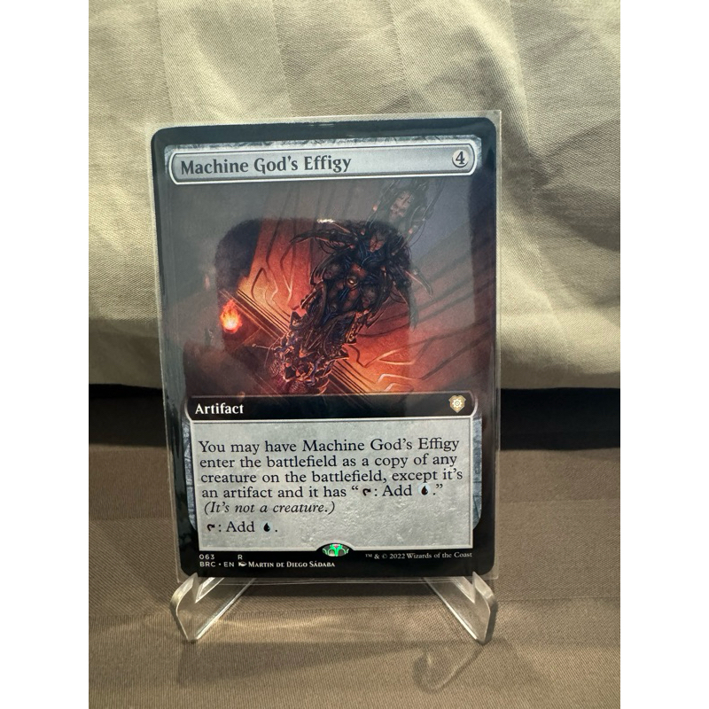 MTG The Brothers' War Commander Decks Variants: Machine God's Effigy (Extended Art)