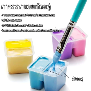 MIYA Himi 112สี×12 กรัม ถ้วยคู่ ผงน้ำชุดสี ถ้วยเยลลี่เลือกหลายสี สีน้ำและโปสเตอร์ ปลอดสารพิษสีสันสดใส เคสแบบพกพา Gouache