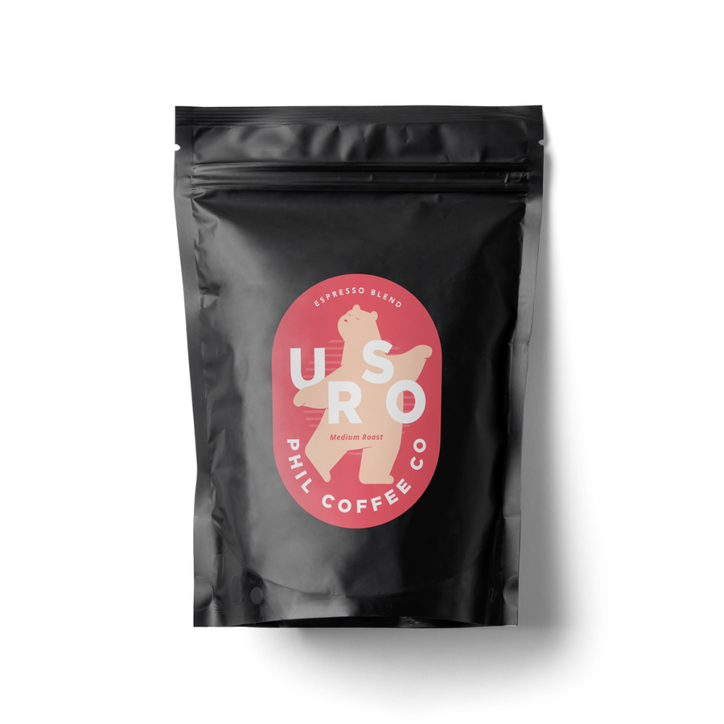 Urso Coffee 200g ( Medium Roast ) เมล็ดกาแฟคั่วสด อาราบิก้า 100%