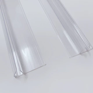 ป้ายราคาติด shelf พลาสติกแบบใส แบบเสียบชั้นวาง ขนาดความยาว 120 cm